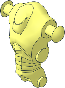 Minifig Body SW Super Battle Droid