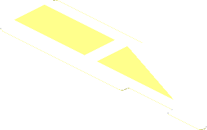 Sticker  2.0 x  7.0 with SW Y-wing Cockpit Right Side