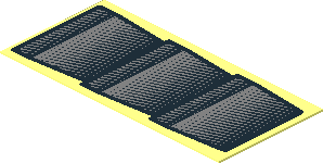 Sticker  0.9 x  1.9 with Vertical Vents