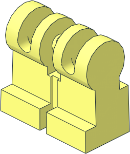 Minifig Legs Joined with Spring Holes