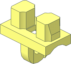 Minifig Hips with Spring Holes