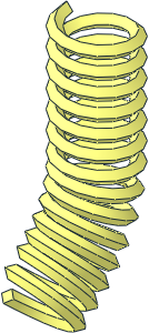 Minifig Leg Spring (Bent 45°)