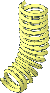 ~Minifig Leg Spring (Bent 90°)