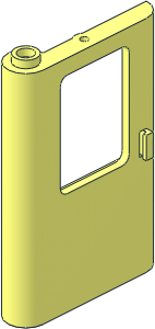 Train Door  1 x  4 x  5 Left with Thick Bottom Support