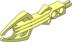 Constraction Weapon Spearhead with Fork Tip