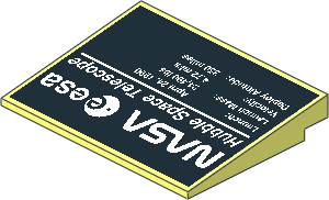 Slope Brick 10  6 x  8 with Hubble Information Sticker