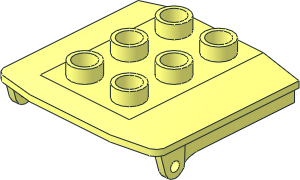 Duplo Train Cabin Roof