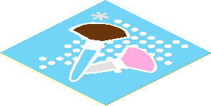 Sticker  1.9 x  1.9 with Makeup Brushes