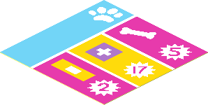 Sticker  1.9 x  1.9 with Vet Clinic Computer Display