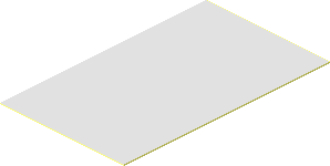 Sticker  2.5 x  1.5 with Chrome Silver Mirror