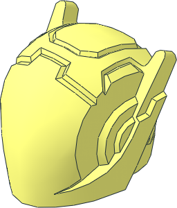 Minifig Helmet with Ear Antenna