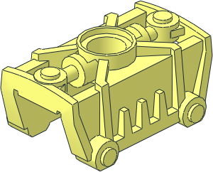 Constraction Shell  2 x  3 x  1.5 with Peghole