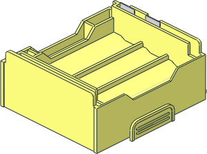 Electric Control+ Hub Battery Holder with Electric Contacts