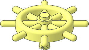 Boat Ship Wheel with Pin