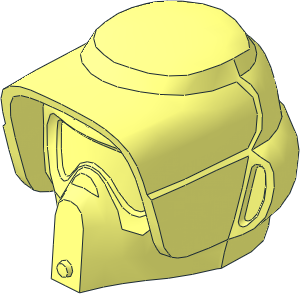 Minifig Helmet SW Scout Trooper