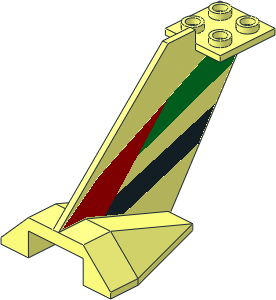 Tail Plane with Emirates Airlines Logo Sticker