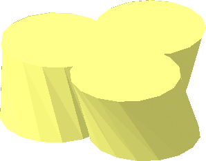 ~String Thin Twisted  0.6 mm Diameter 3-Ply - End Segment