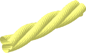 ~String Thin Twisted  0.6 mm Diameter - Straight  8.25 LDU Long