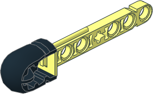 Technic Competition Arrow with Hollow Rubber Black Tip Pattern
