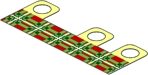 Minifig Skirt  1.1L with Straight Bottom with Tartan Pattern (Needs Work)