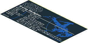 Sticker  7.2 x 15.0 with SW B-wing Starfighter Specifications