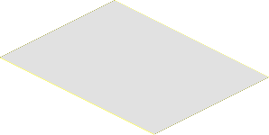 =Sticker  2.9 x  3.9 with Chrome Silver Mirror