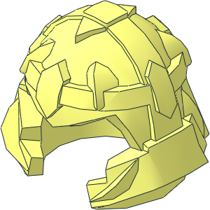 Minifig Helmet with Cheek Protection and Thin Bands