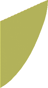 Sticker 3.6 x 3.0 Circle Section Right Rear Orange Border, Light Bluish Grey, White Lines (Formed)