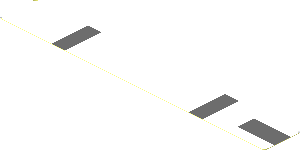 Sticker  0.8 x  5.8 with Dark Grey Lines on White Background