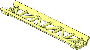 Train Track Roller Coaster Straight 4 x 16