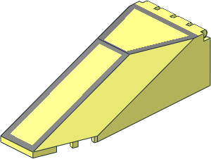 Windscreen 10 x  4 x  2.333 Canopy with Silver Frame Pattern