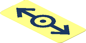 Sticker  0.8 x  1.8 with Dark Blue Train Logo