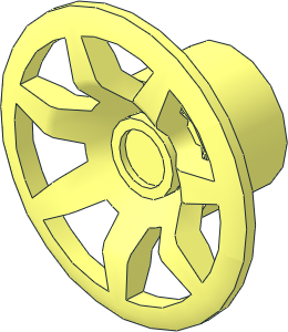 Wheel Cover  7 Spoke for Wheel 14 x 18