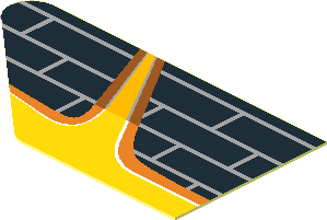 Sticker  0.9 x  1.7 with Front Spoiler Right