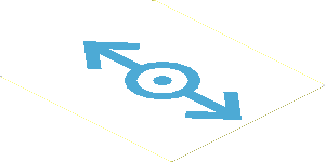 Sticker  3.4 x  3.8  with Dark Azur Train Logo (2006) on White Background