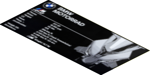 Sticker  7.5 x 15.5 with BMW Motorrad M 1000 RR Specifications