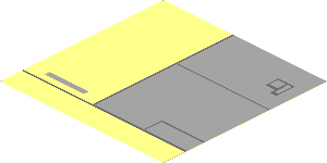 Sticker  5.7 x  5.7 with Dark Bluish Grey Lines and Light Bluish Grey Panels