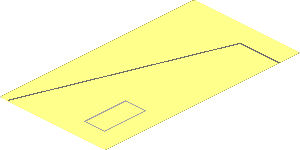 Sticker  5.5 x  3.0 with Dark Bluish Grey Line and Light Bluish Grey Open Rectangle Right Panel