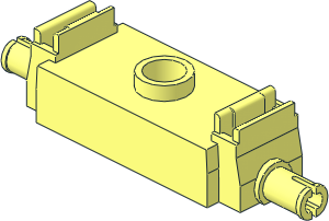 ~Brick  2 x  5 with Two Pins