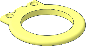 ~Strap  2 x 16 with End Rings - Ring End Segment