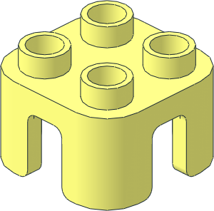 Duplo Stool with  4 Studs