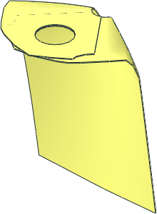 Minifig Cape Cloth with Straight Side (Formed)