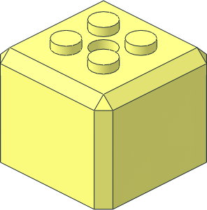 Plate  2 x  2 with Truncated Cube Extension