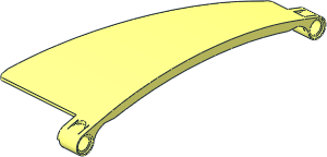 Technic Panel  5 x 13 Curved #50 Tapered Left