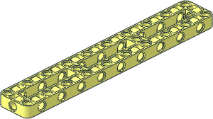 Technic Beam 19 x  3 with Three Open Areas  5 x  1