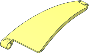 Technic Panel  5 x 13 Curved #51 Tapered Right