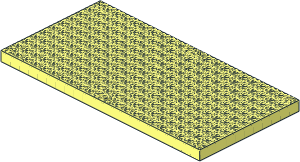 Scala Base 44 x 22 x  2 with  8 Holes