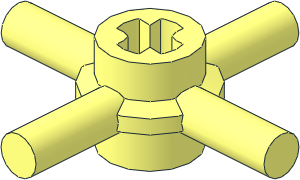 Bar  1L Quadruple with  1L Axlehole Hub