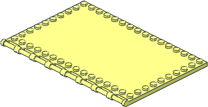 Plate 10 x 16 with Handles on One Side and Studs on All Edges