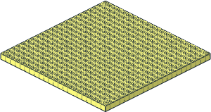 Scala Base 44 x 44 x  2 with  4 Holes